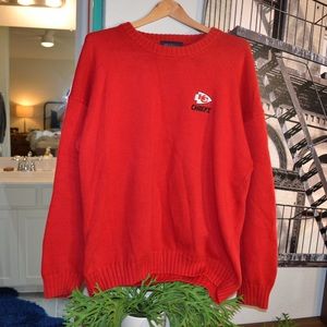 Vintage 90s Kansas City chiefs knit sweater